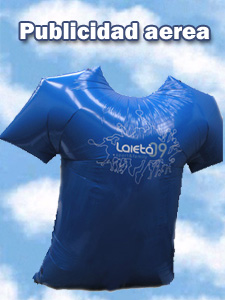 Camiseta helio publicidad aerea